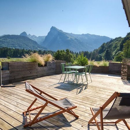 Duplex 2 Chambres Avec Grande Terrasse, Animaux Acceptes, A Samoens - Fr-1-642-77 מראה חיצוני תמונה