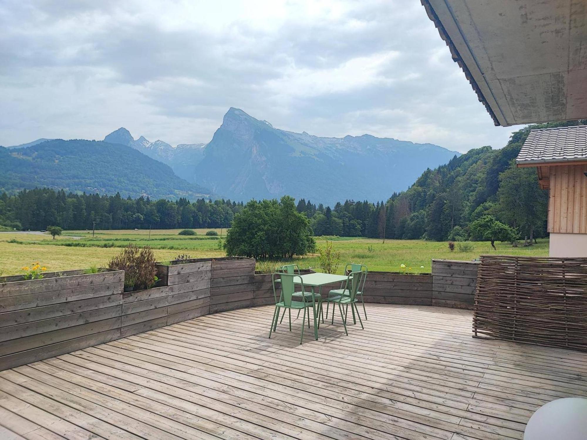 Duplex 2 Chambres Avec Grande Terrasse, Animaux Acceptes, A Samoens - Fr-1-642-77 מראה חיצוני תמונה