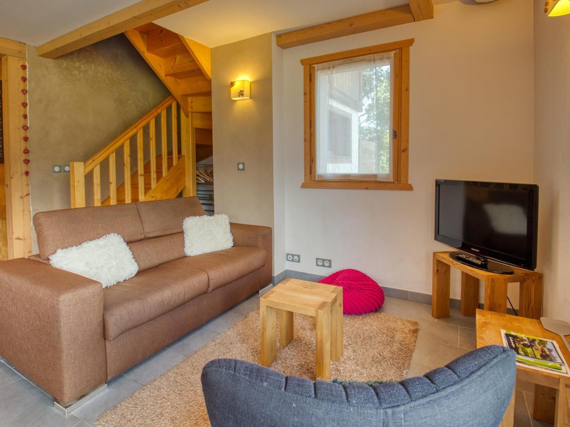 Duplex 2 Chambres Avec Grande Terrasse, Animaux Acceptes, A Samoens - Fr-1-642-77 מראה חיצוני תמונה