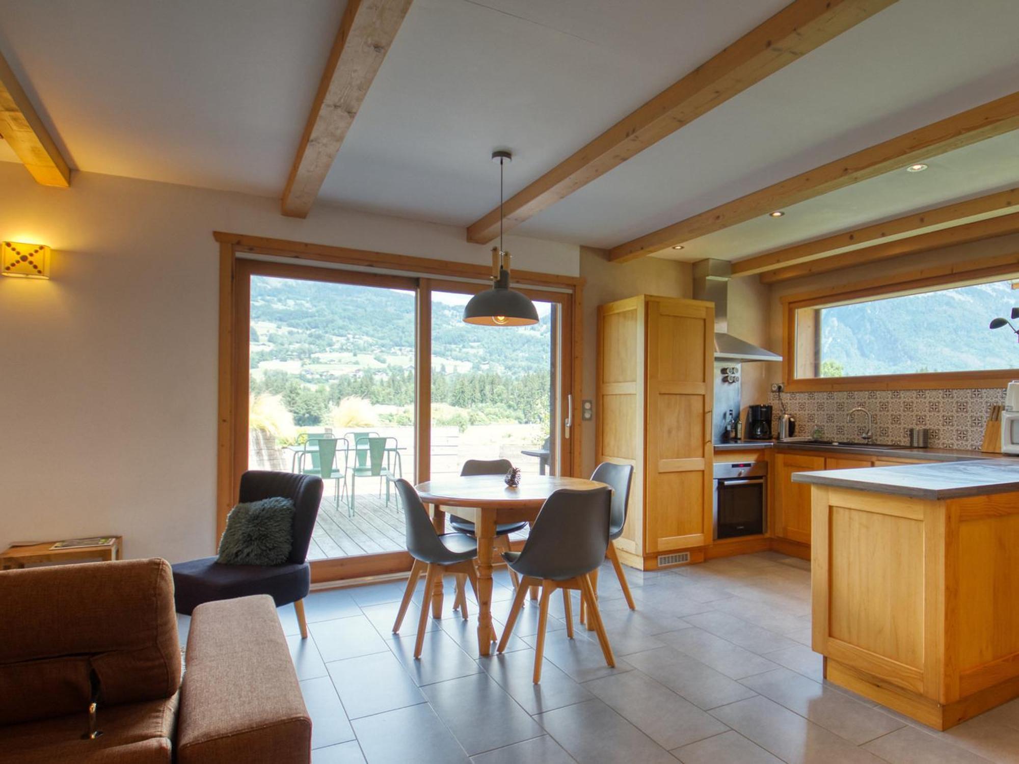 Duplex 2 Chambres Avec Grande Terrasse, Animaux Acceptes, A Samoens - Fr-1-642-77 מראה חיצוני תמונה