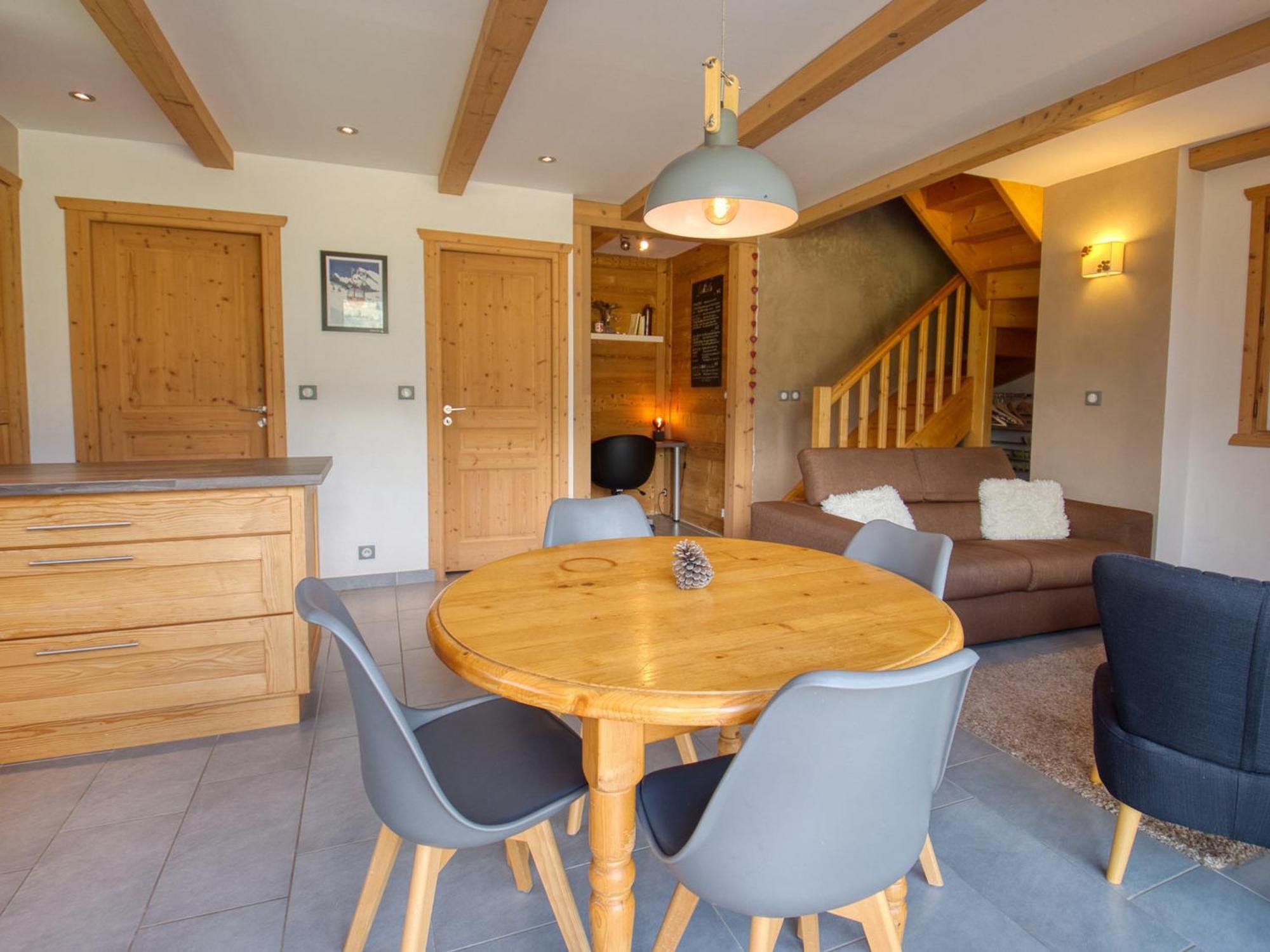 Duplex 2 Chambres Avec Grande Terrasse, Animaux Acceptes, A Samoens - Fr-1-642-77 מראה חיצוני תמונה