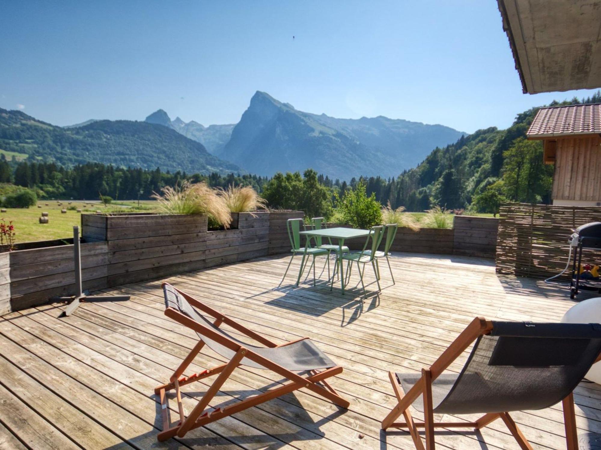 Duplex 2 Chambres Avec Grande Terrasse, Animaux Acceptes, A Samoens - Fr-1-642-77 מראה חיצוני תמונה